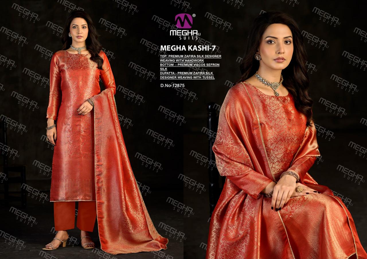 Meghali Megha Kashi vol 7 catalog ludhiana design salwar kameez wholesale exporter