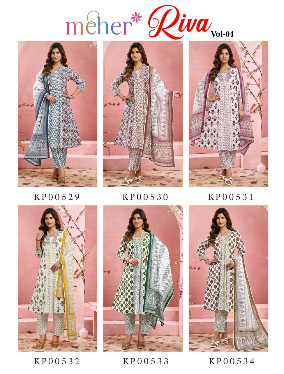 Meher Riva vol 4 catalog alibaba wholesale kurti
