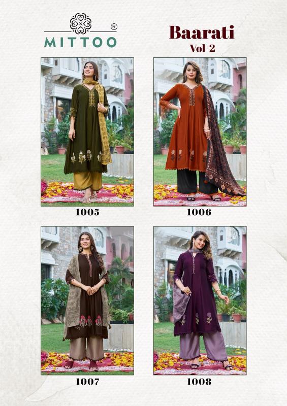 Mittoo Baarati vol 2 Catalog branded kurti wholesale delhi