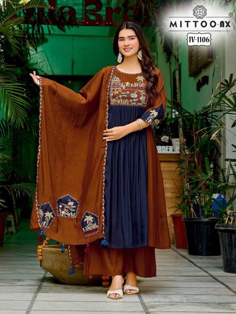 Mittoo IV 1105 & 1106 catalog best branded designer kurti wholesale suppliers
