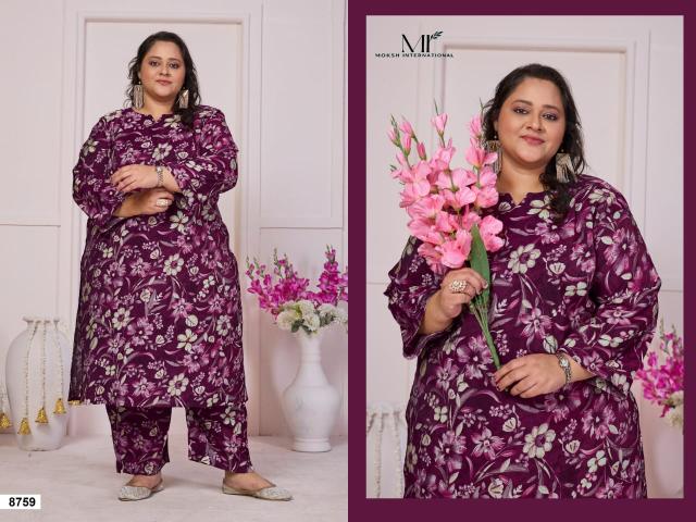 Moksh International Plus Size Co ord Set  Shisha Vol 2 catalog coord set manufacturers in delhi