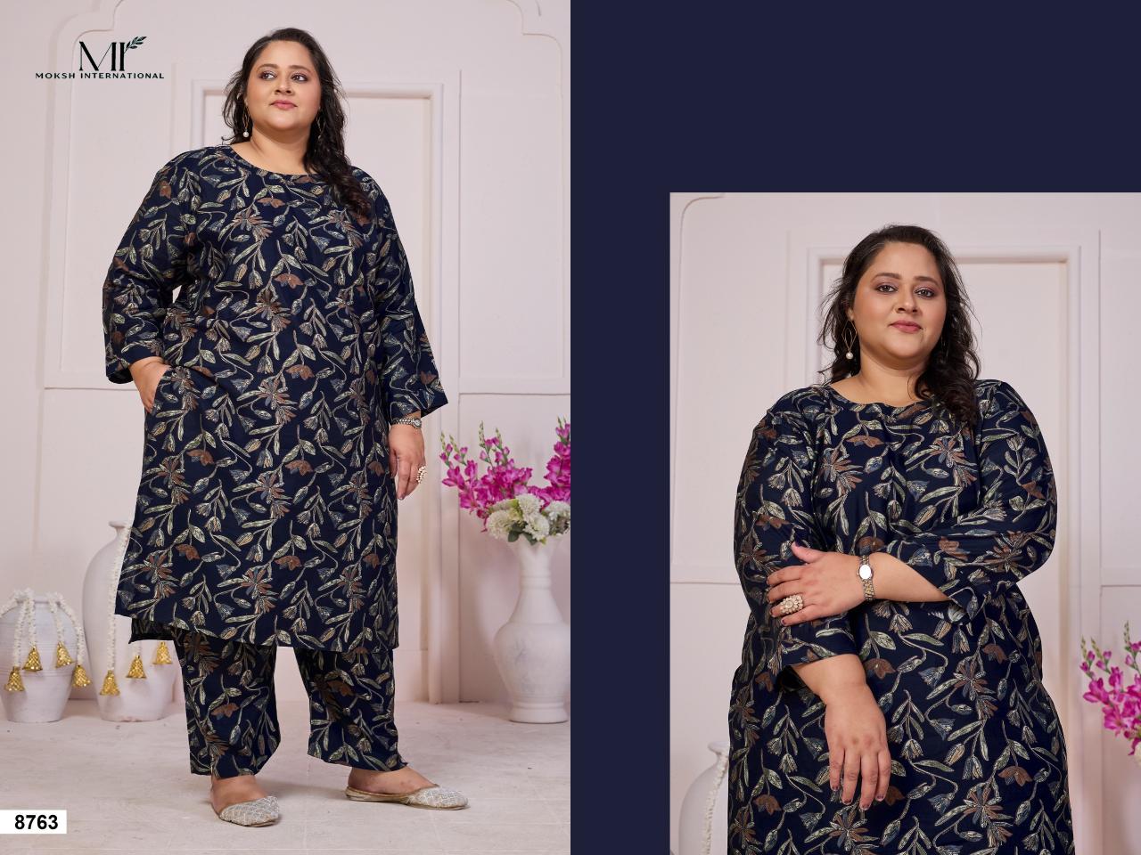 Moksh International Plus Size Co ord Set Shisha Vol 2 catalog coord set wholesale in Surat