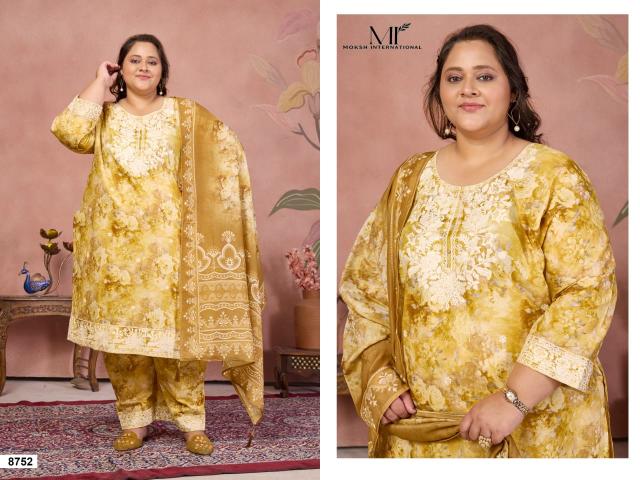 Moksh International Plus Size Cotton Sakhi vol 1 catalog plus size kurtis wholesale india
