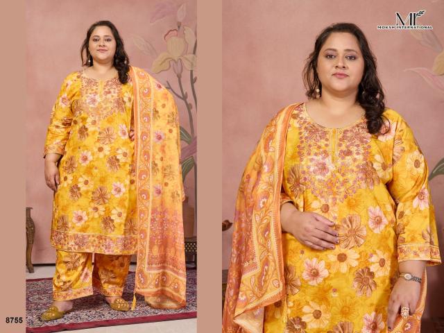 Moksh International Plus Size Cotton Sakhi vol 1 catalog plus size kurtis wholesale india