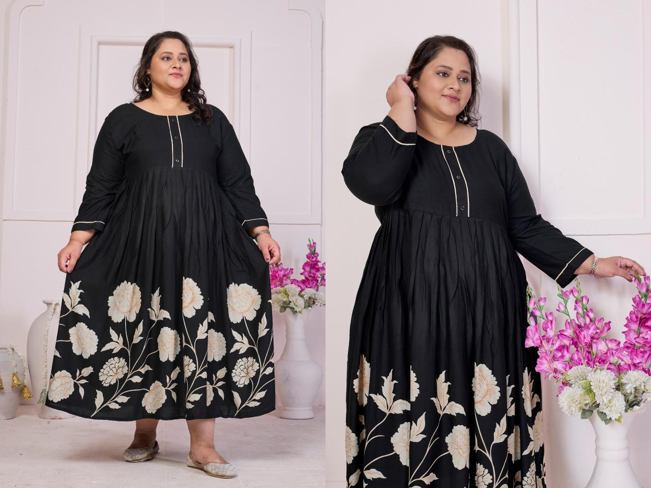 Moksh International Plus Size Sun Flower vol 1 catalog brand kurti wholesale store
