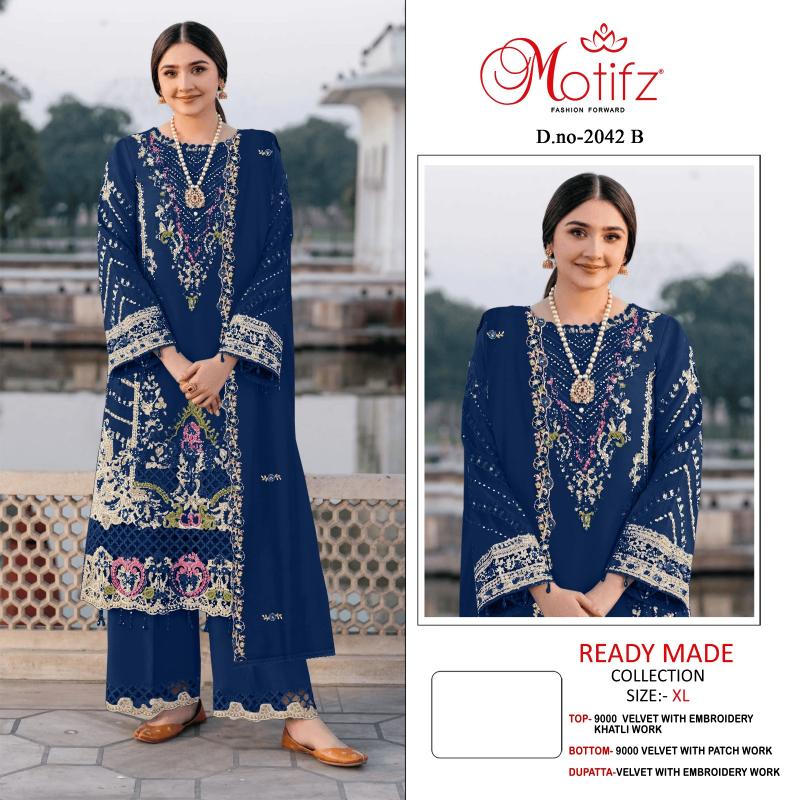 Motifz 2042 catalog pakistani suit wholesale market