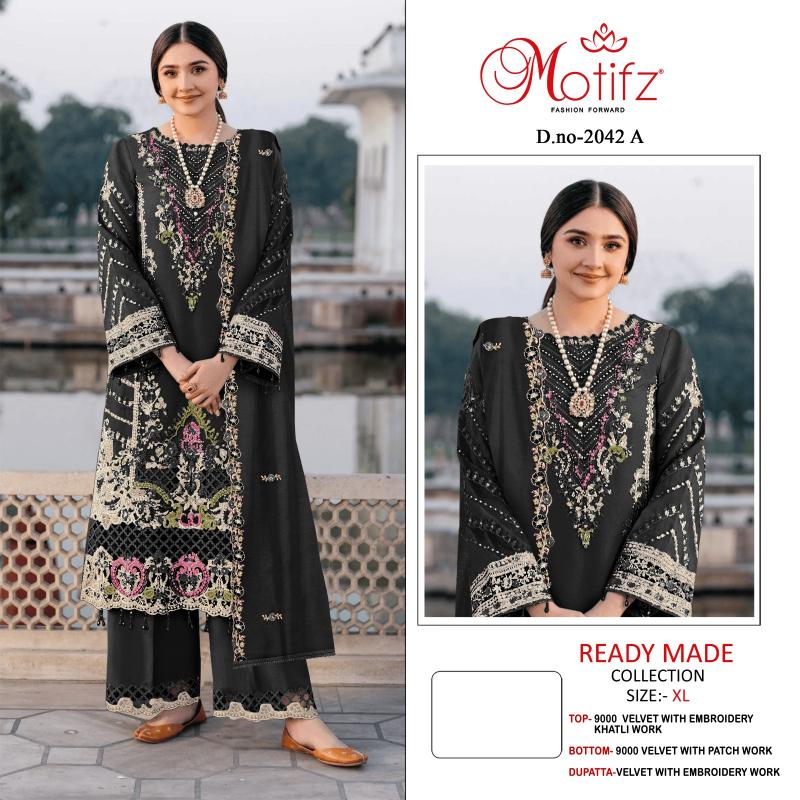 Motifz 2042 catalog pakistani suit wholesale market