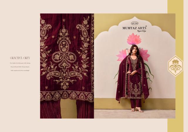 Mumtaz Arts Gulabi Sapne catalog surat dress material silvassa