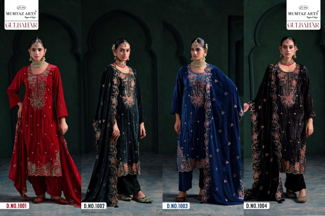 Mumtaz Arts Gulbahar catalog wholesaler of dress material in baroda