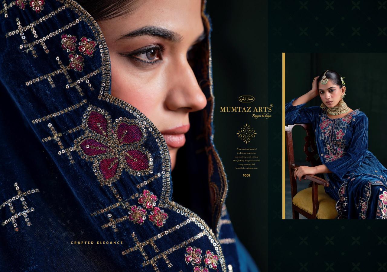 Mumtaz Arts Gulbahar catalog wholesaler of dress material in baroda