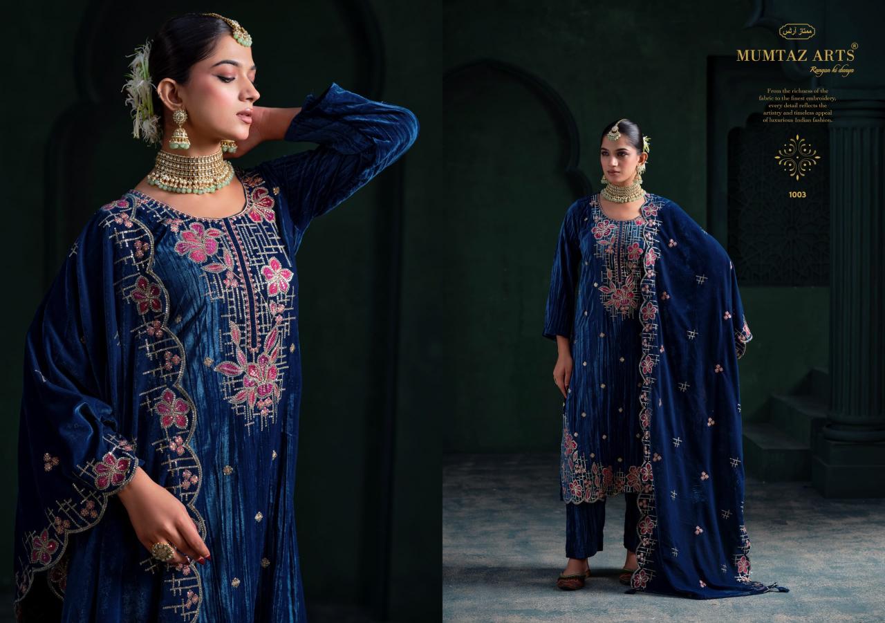 Mumtaz Arts Gulbahar catalog wholesaler of dress material in baroda