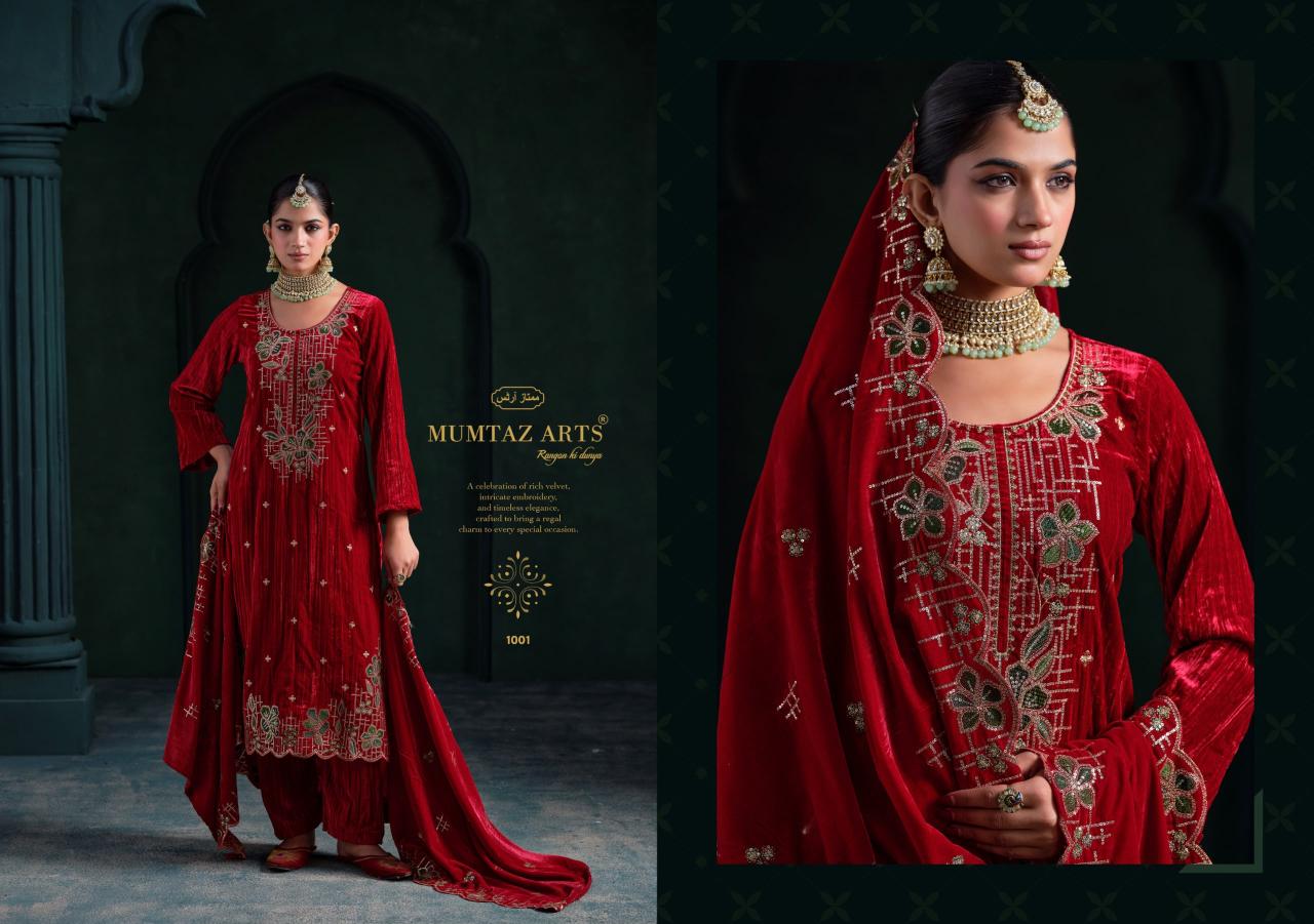 Mumtaz Arts Gulbahar catalog wholesaler of dress material in baroda