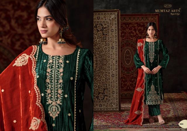 Mumtaz Arts Malika E Noor catalog karachi dress material in surat