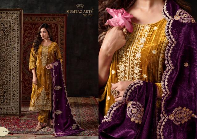 Mumtaz Arts Malika E Noor catalog karachi dress material in surat