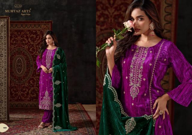 Mumtaz Arts Malika E Noor catalog karachi dress material in surat