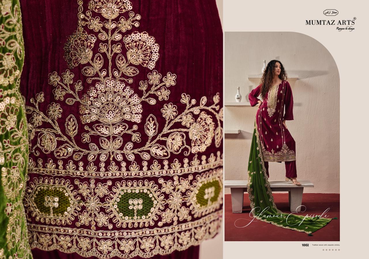 Mumtaz Arts Ranihaar catalog surat dress material shop in vadodara