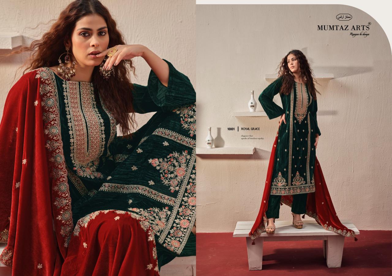 Mumtaz Arts Ranihaar catalog surat dress material shop in vadodara