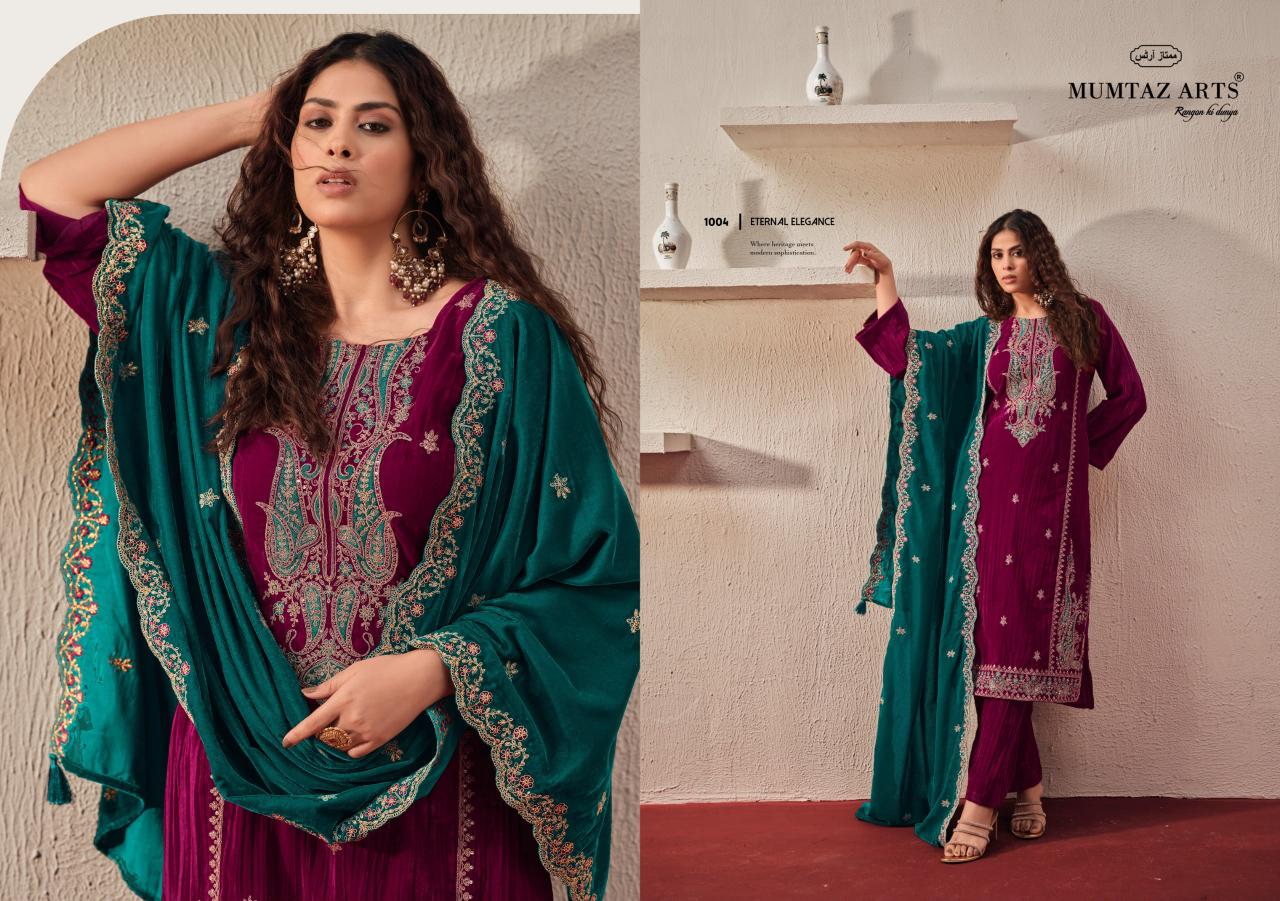 Mumtaz Arts Ranihaar catalog surat dress material shop in vadodara