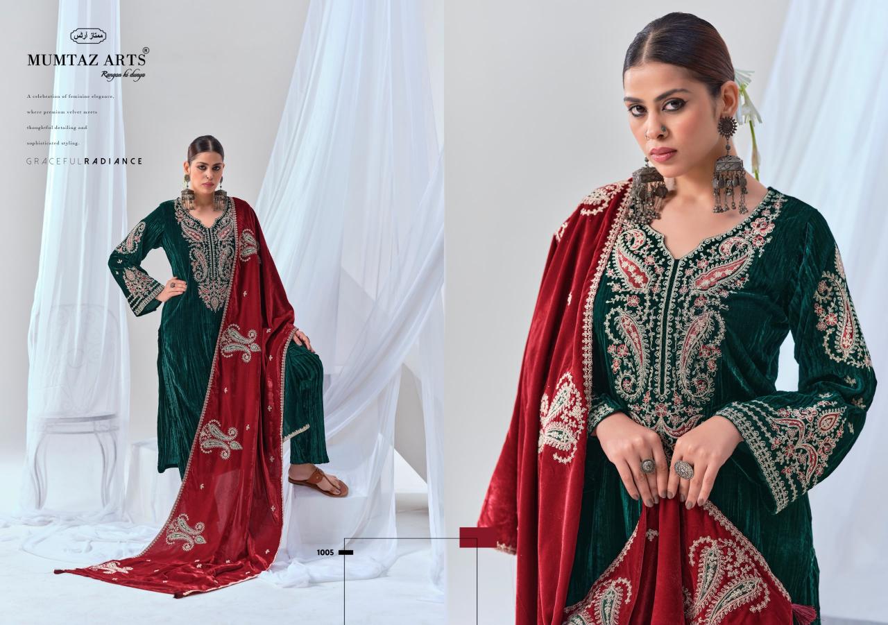 Mumtaz Arts Riwayat catalog dress materials exporters in surat