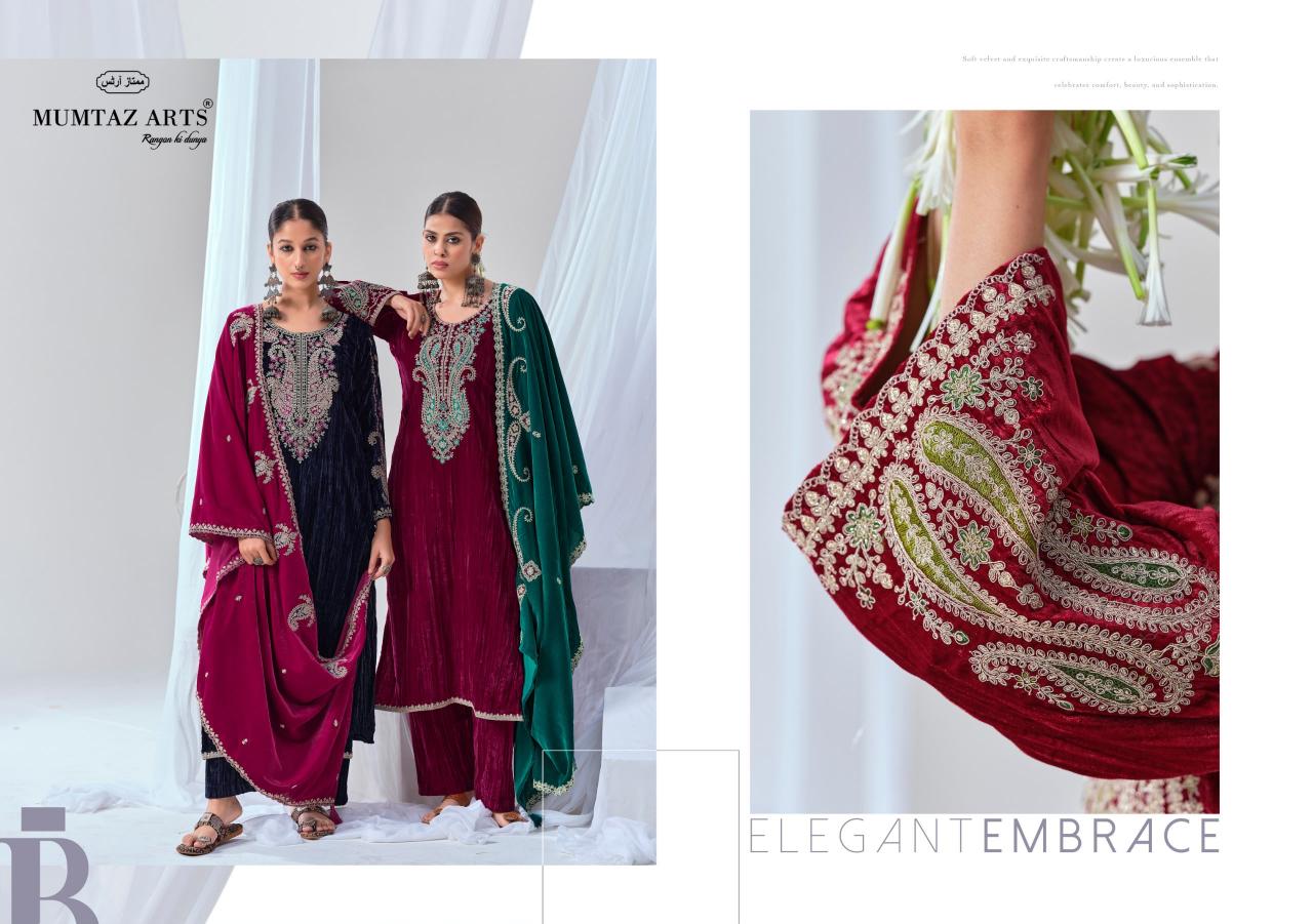 Mumtaz Arts Riwayat catalog dress materials exporters in surat