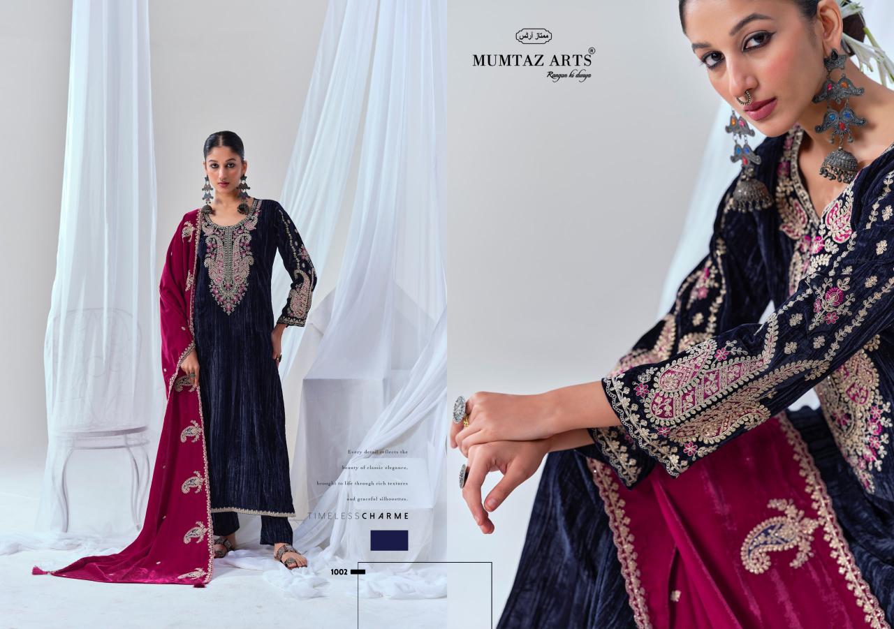 Mumtaz Arts Riwayat catalog dress materials exporters in surat