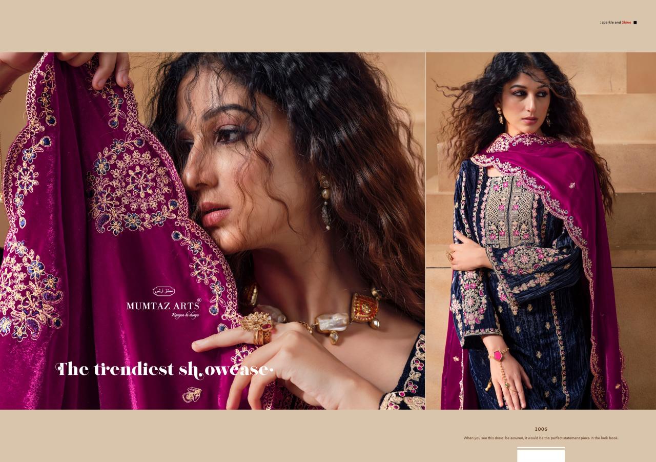 Mumtaz Arts Saanjh catalog wholesale dress materials in surat