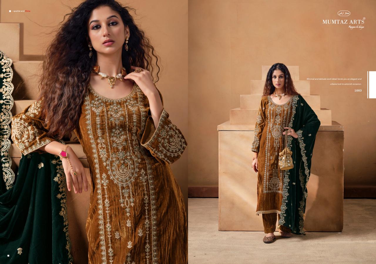 Mumtaz Arts Saanjh catalog wholesale dress materials in surat