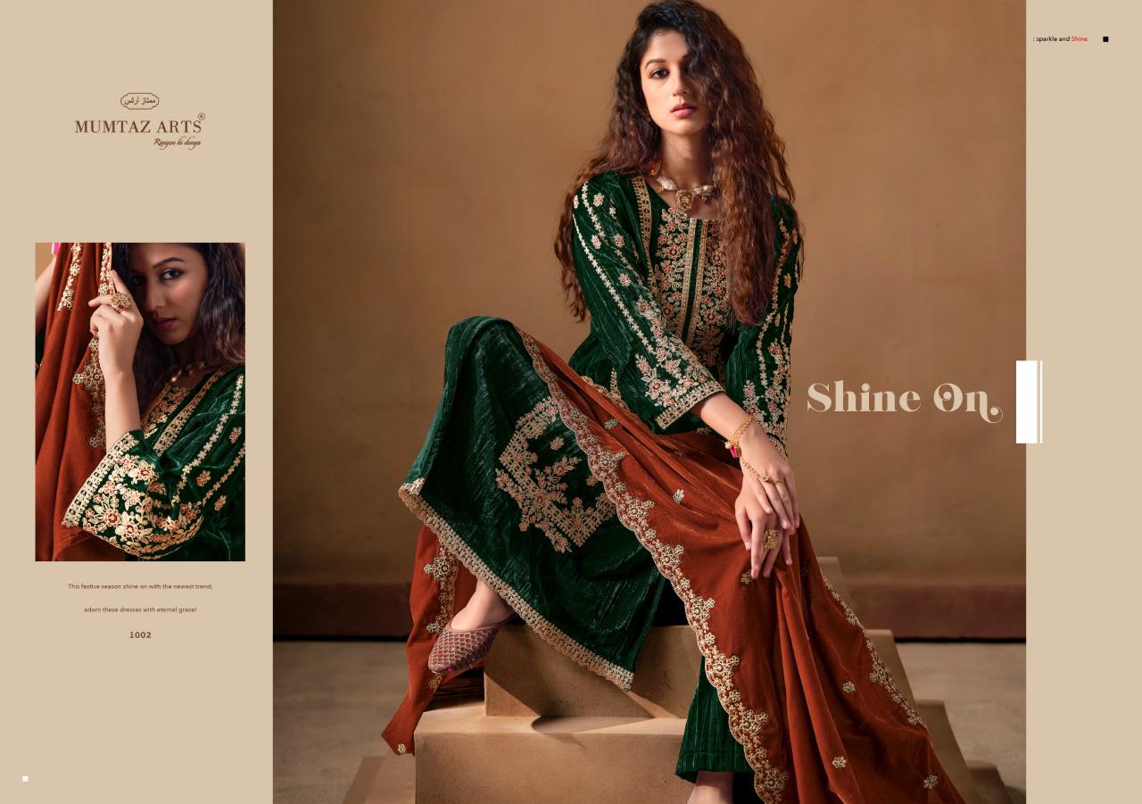 Mumtaz Arts Saanjh catalog wholesale dress materials in surat