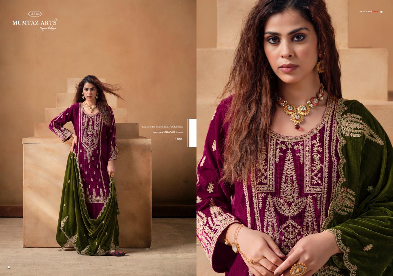 Mumtaz Arts Saanjh catalog wholesale dress materials in surat