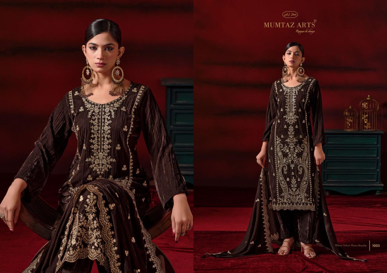 Mumtaz Arts Shehzaadi NX catalog wholesale market in ramanathapuram dress material