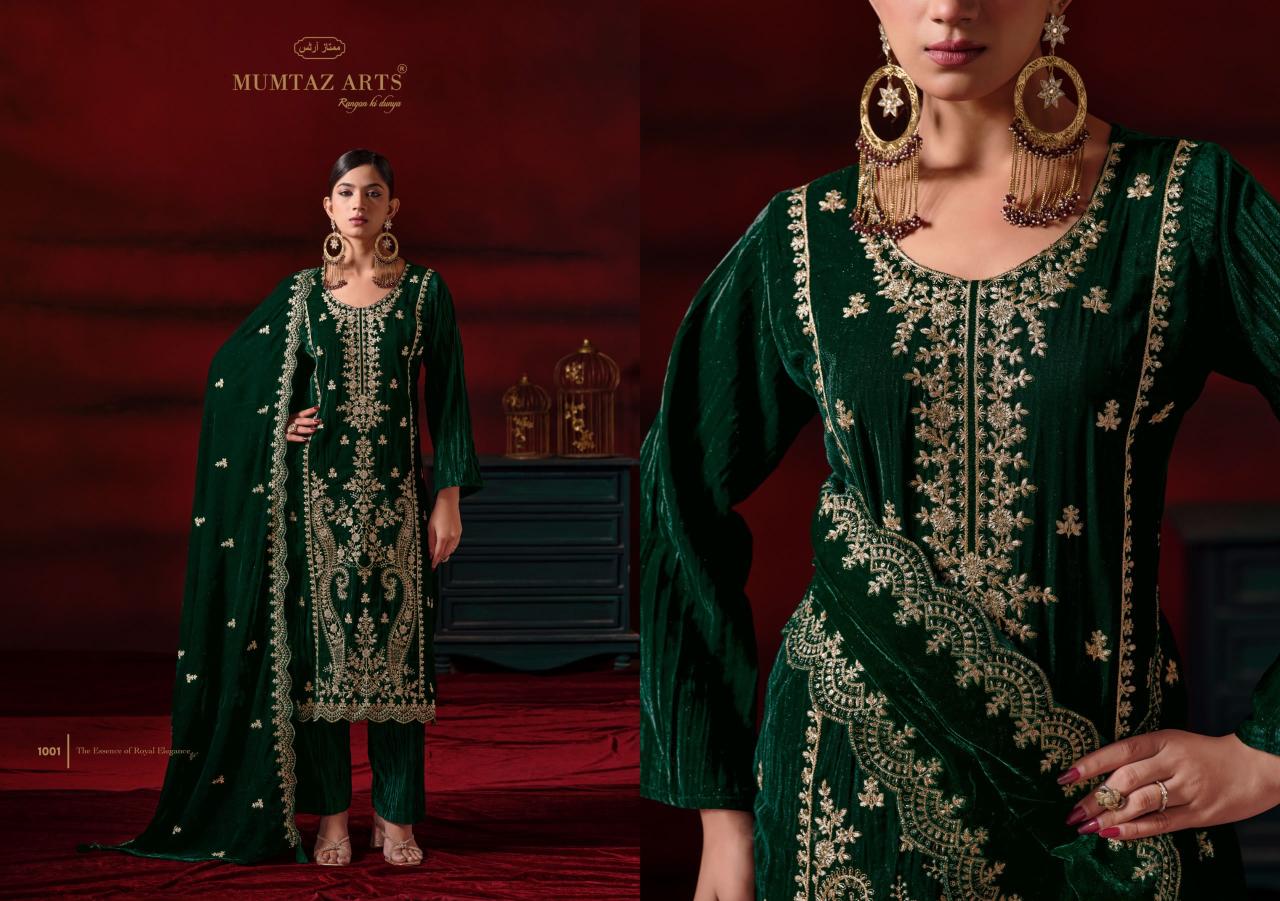 Mumtaz Arts Shehzaadi NX catalog wholesale market in ramanathapuram dress material