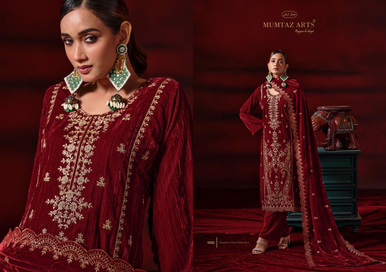 Mumtaz Arts Shehzaadi NX catalog wholesale market in ramanathapuram dress material