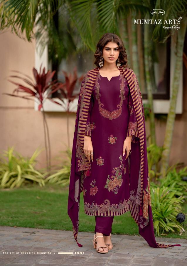 Mumtaz Arts Zarnish catalog wholesale dress material from surat mills