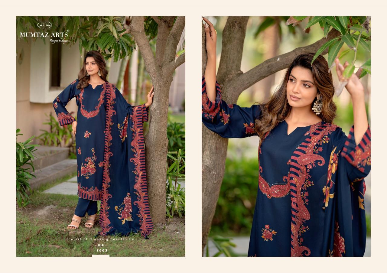 Mumtaz Arts Zarnish catalog wholesale dress material from surat mills