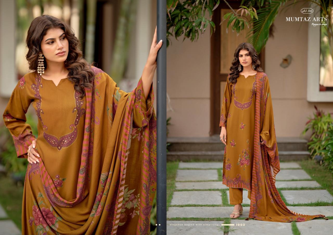 Mumtaz Arts Zarnish catalog wholesale dress material from surat mills