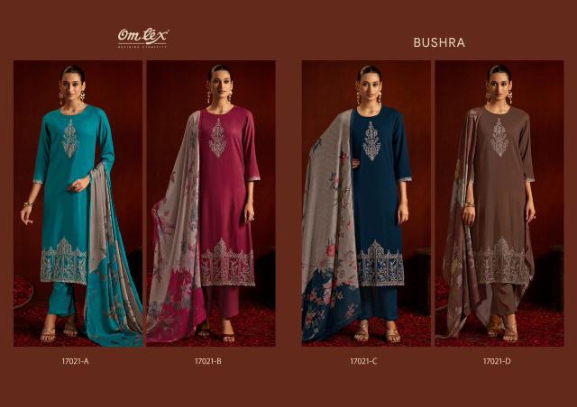 Omtex Bushra catalog salwar kameez manufacturers wholesale suppliers in surat surat gujarat