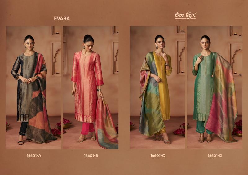 Omtex Evara catalog wholesale unstitched salwar kameez material in bangalore