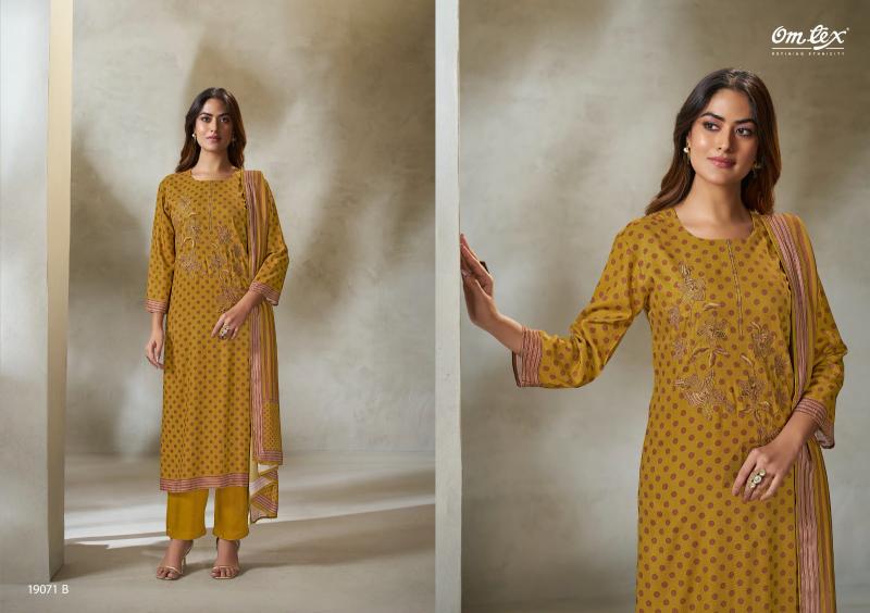 Omtex Jasrah catalog unstitched salwar kameez wholesalers in delhi