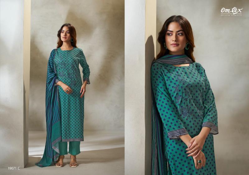 Omtex Jasrah catalog unstitched salwar kameez wholesalers in delhi