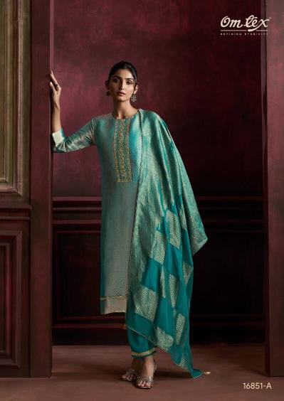 Omtex Maelle catalog unstitched salwar kameez wholesalers in india