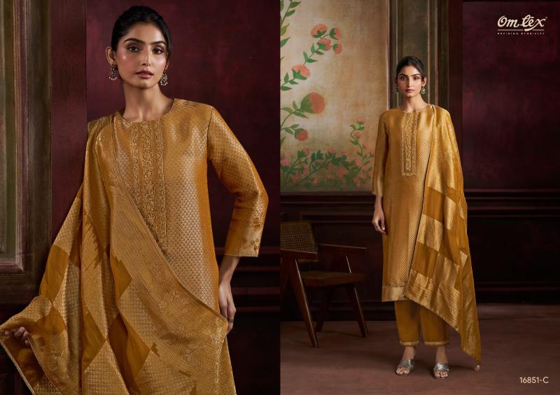 Omtex Maelle catalog unstitched salwar kameez wholesalers in india