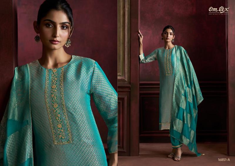 Omtex Maelle catalog unstitched salwar kameez wholesalers in india