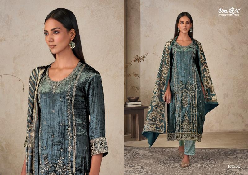 Omtex Ritha Crush vol 44 catalog site textilebuzz com salwar kameez wholesaler