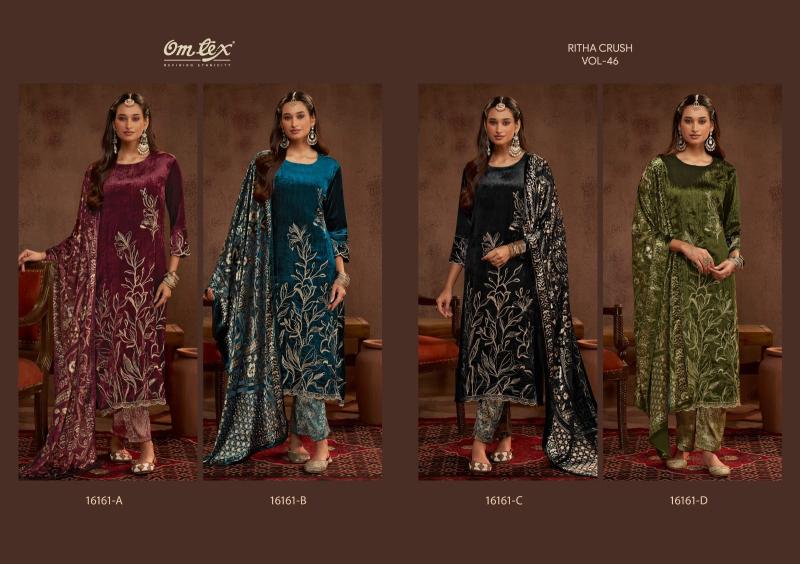 Omtex Ritha Crush vol 46 catalog salwar kameez suits wholesale online