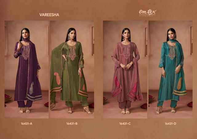 Omtex Vareesha catalog unstitched salwar kameez wholesalers in delhi