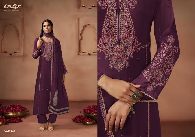 Omtex Vareesha catalog unstitched salwar kameez wholesalers in delhi