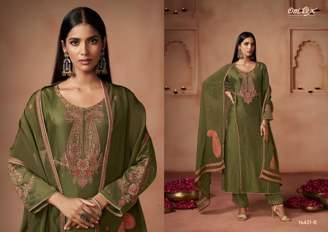 Omtex Vareesha catalog unstitched salwar kameez wholesalers in delhi