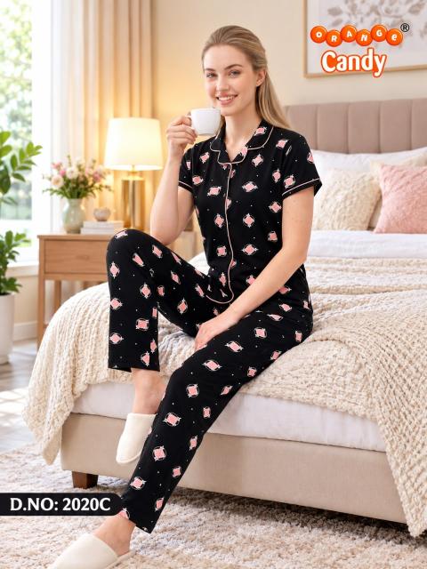 Orange Candy 2020 A to F catalog Nightwear Catalogue with Price