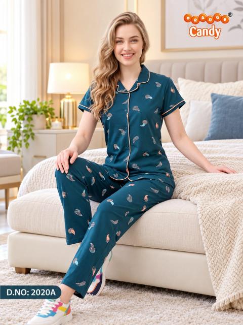 Orange Candy 2020 A to F catalog Nightwear Catalogue with Price