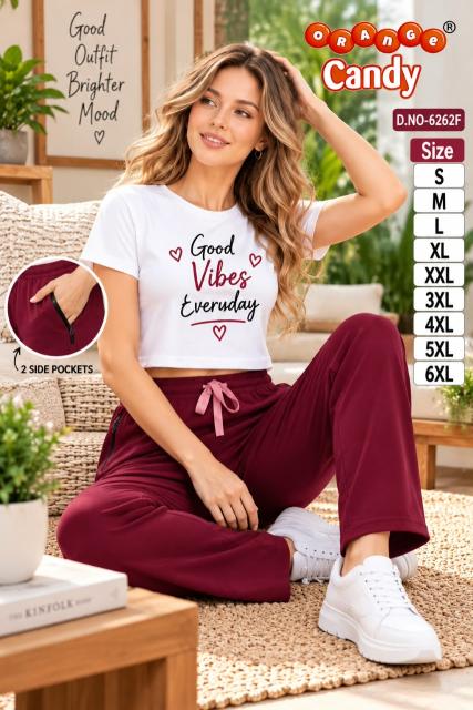 Orange Candy 6262 catalog Plain Lower With Poc And Chain